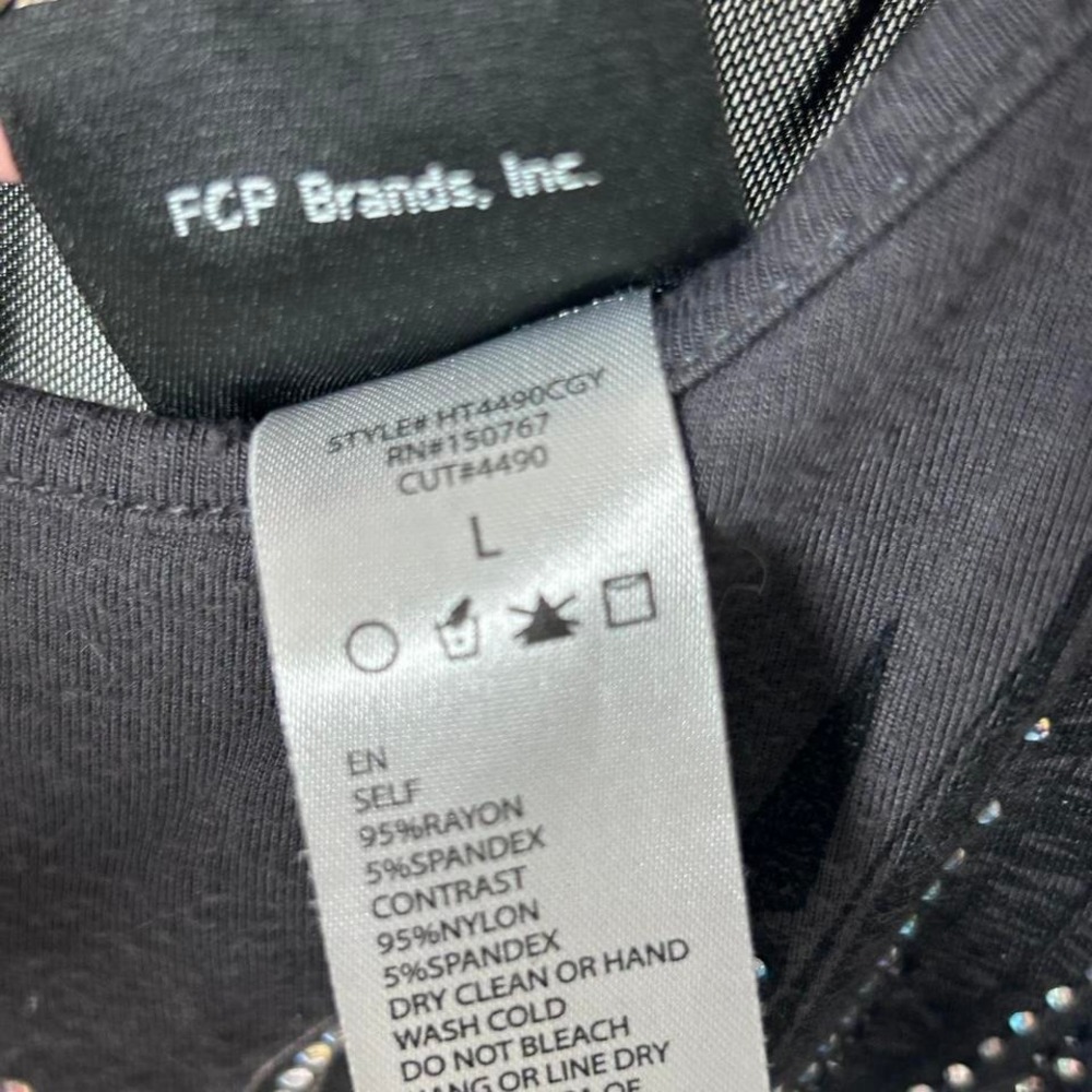 Harley-Davidson Women's Embellished Feathers Scoop Neck Sleeveless Tank Top L - Picture 5 of 5